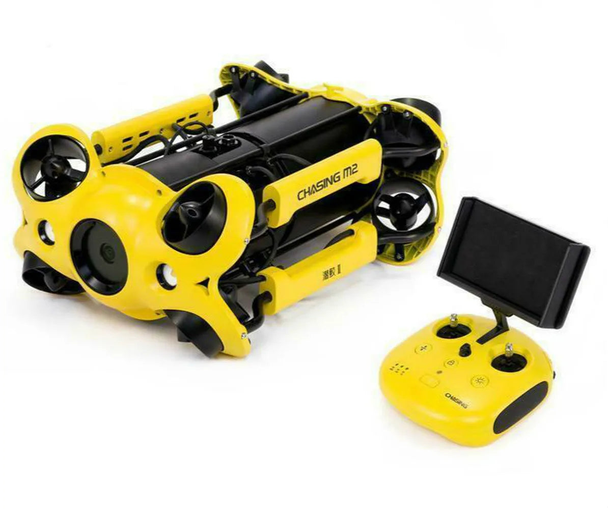 CHASING M2 Underwater Camera Drones Rescue Robot P100 ROV 100m with 4K EIS UHD RC Drones Robotic Arms For Rescue Searching