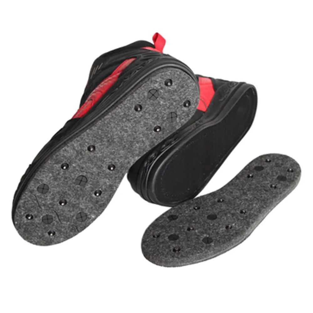 Fly Fishing Shoes Felt Sole With Nails 2020 New Upstream Boots Professional Self Locking Waders Climbing Hiking Skid-proof