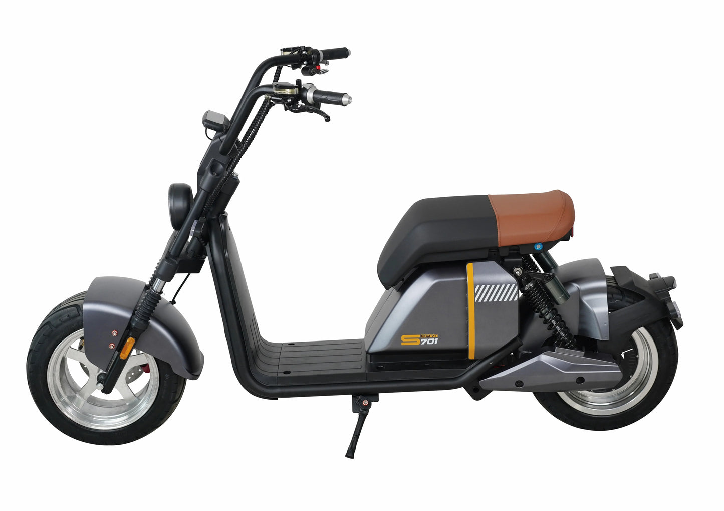 Amoto overseas warehouse eec 3000W 70km/h electric motorcycle fat tire electric scooters citycoco for adult