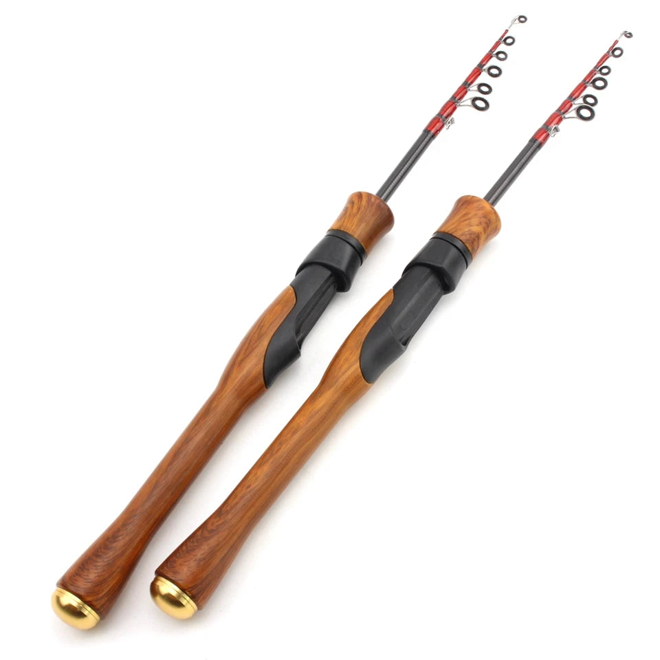 NEW 168cm 185cm 198cm ul power Carbon Telescopic Casting  Fishing Rod Lure Weight 1-5g Children beginners Catch small fish pole