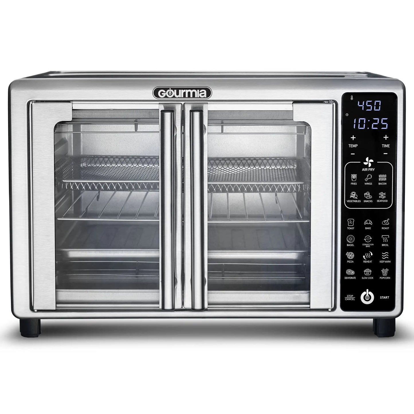 6-Slice Digital Toaster Oven Air Fryer with 19 One-Touch Presets, Stainless Steel Electric Oven Pizza Oven .USA.NEW