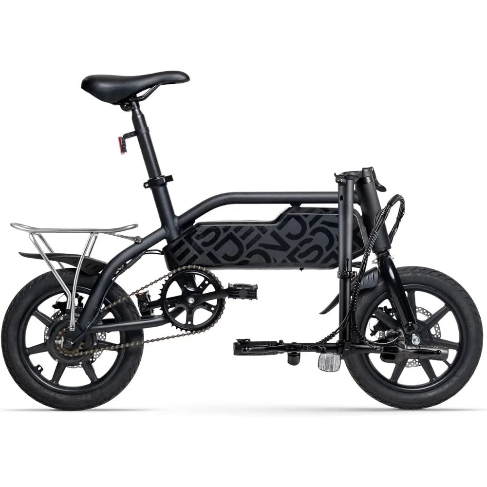 J5 Electric Bike, Top Speed of 15 MPH, Maximum Range of 15 miles with Twist Throttle Or 30 miles with Pedal Assist, 350-Watt