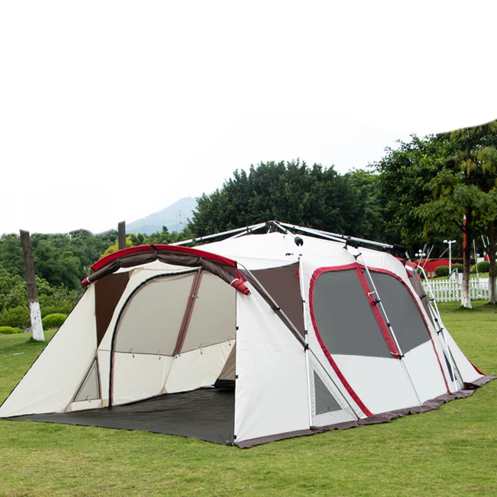 Wholesale Outdoor Camp Equipment For Party Event Large Luxury Camp Family Tunnel Tent Camping Tent