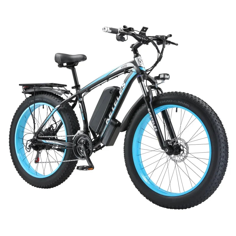 Factory Direct Sales K800 250W Motor 13AH Battery Electric Bike 26" inch Fat Tire E-Bike Electric Bicycle