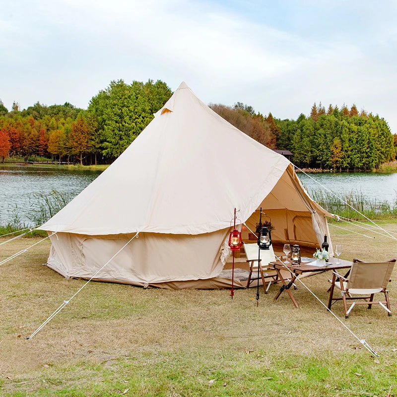 Supplier hiking and camping pyramid tent 4 Season Luxury Outdoor Glamping