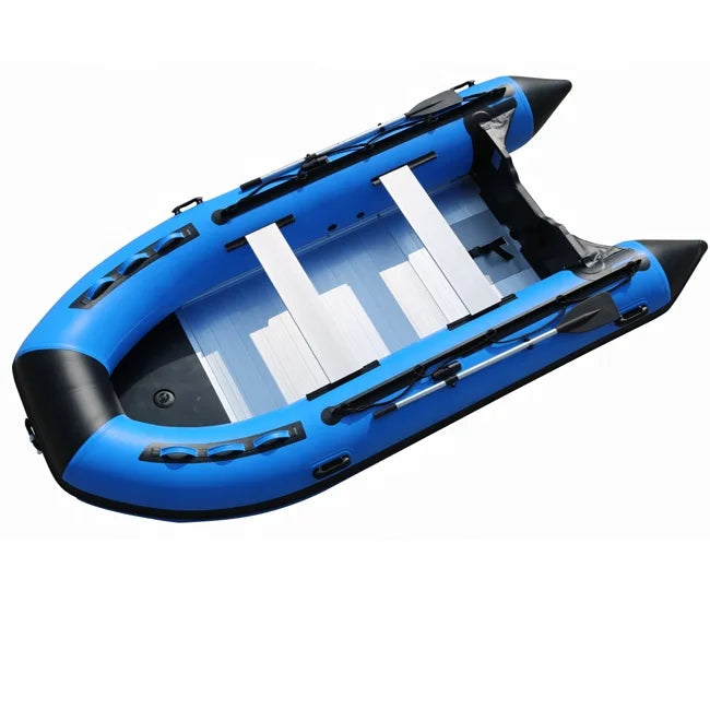 4.0m mini CE inflatable pedal fishing boat with motor