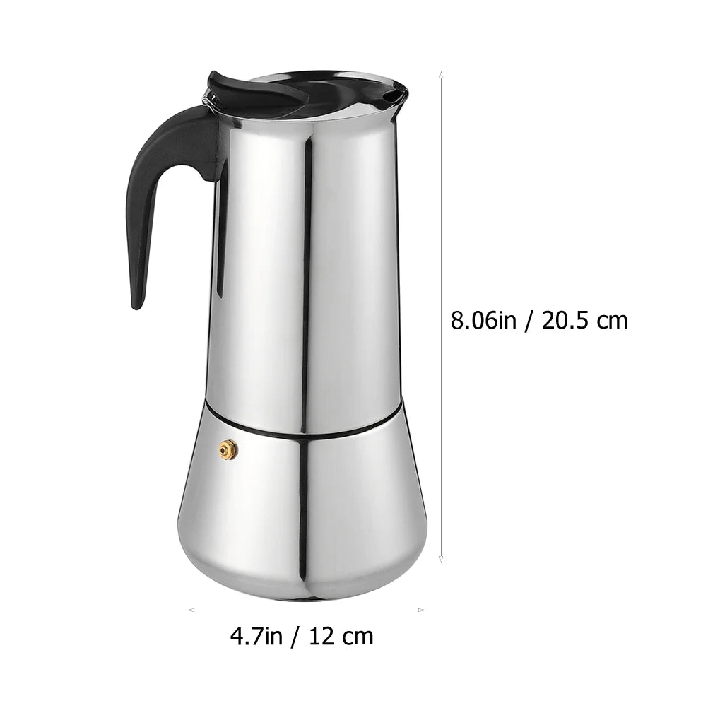 Coffee Pot Machines Various Stainless Steel Kitchen Supply Container Espresso Office Maker Holder 300ML