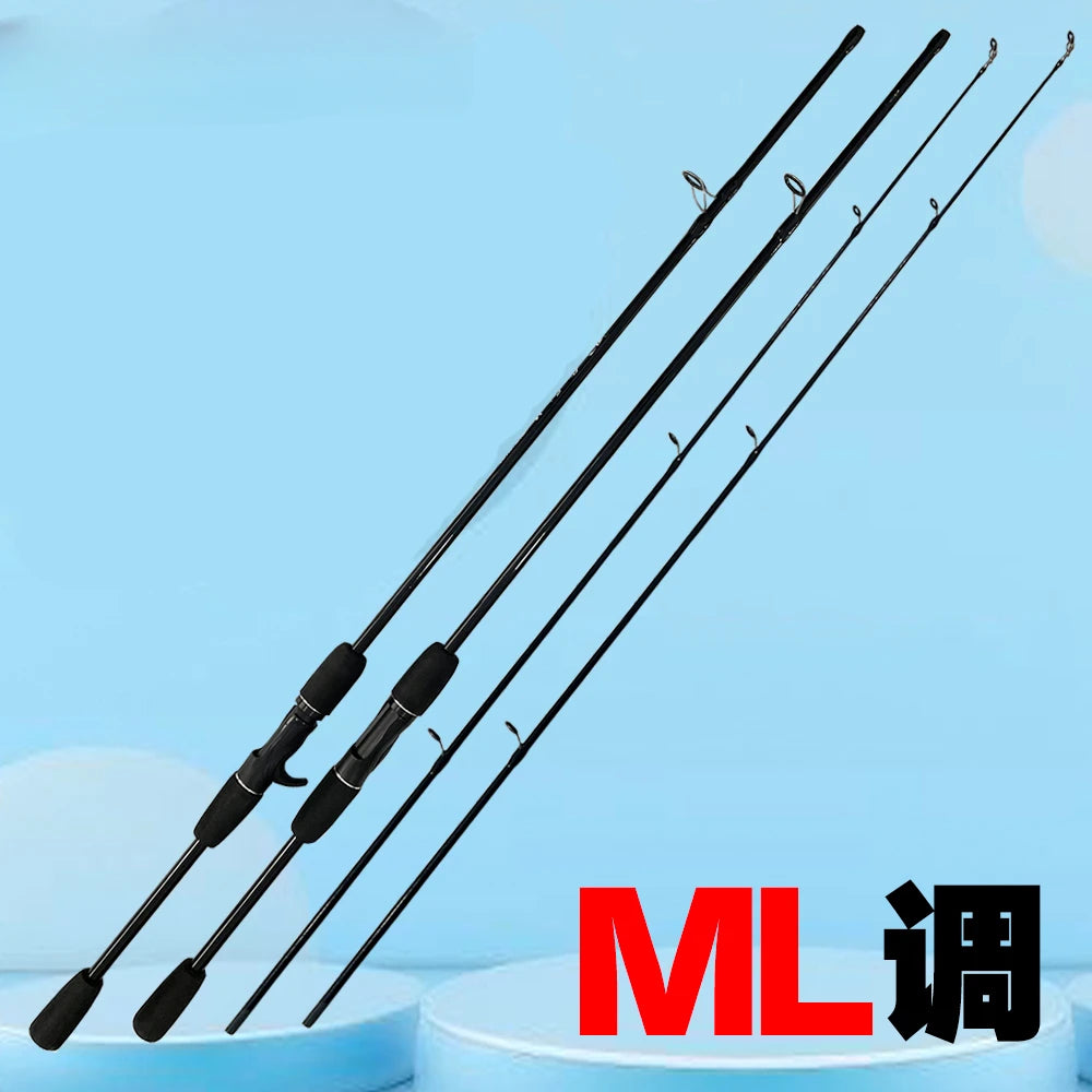 Octopus Casting Fishing Rod Bait 2-10g ML Tips Ultralight Carbon Fiber Squid Jigging Fishing Rods with Ceramic Guide Ring Poles