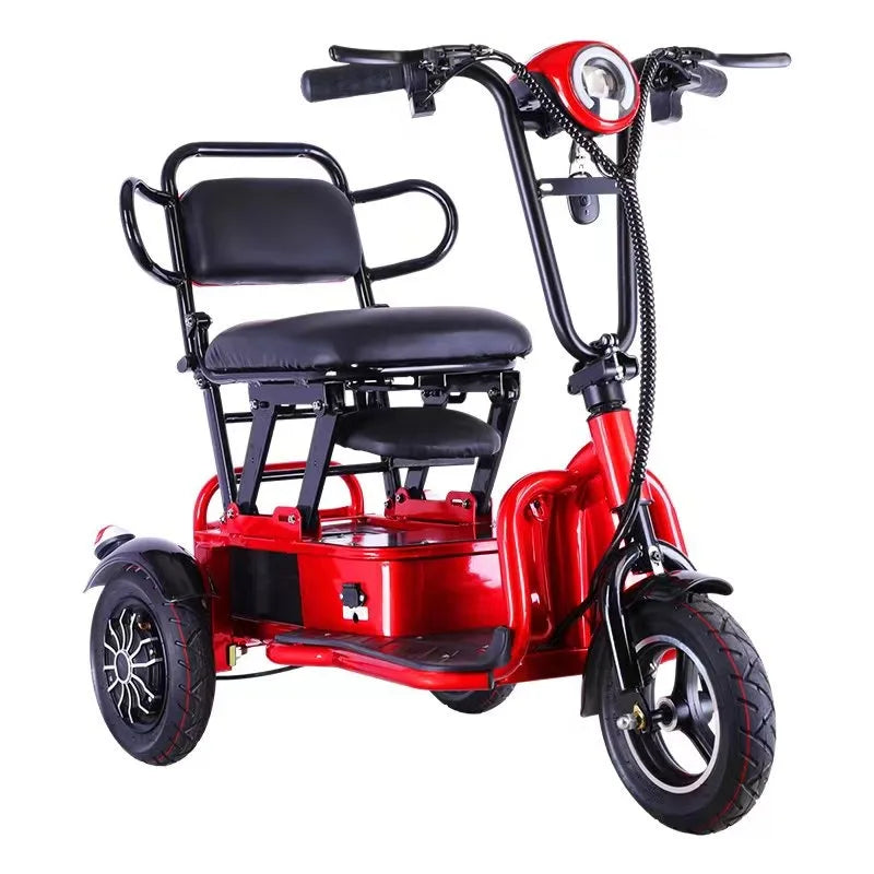 48v cheap adult 3 wheel tricycle electric foldable three wheeler electric scooter wheelchair for sale