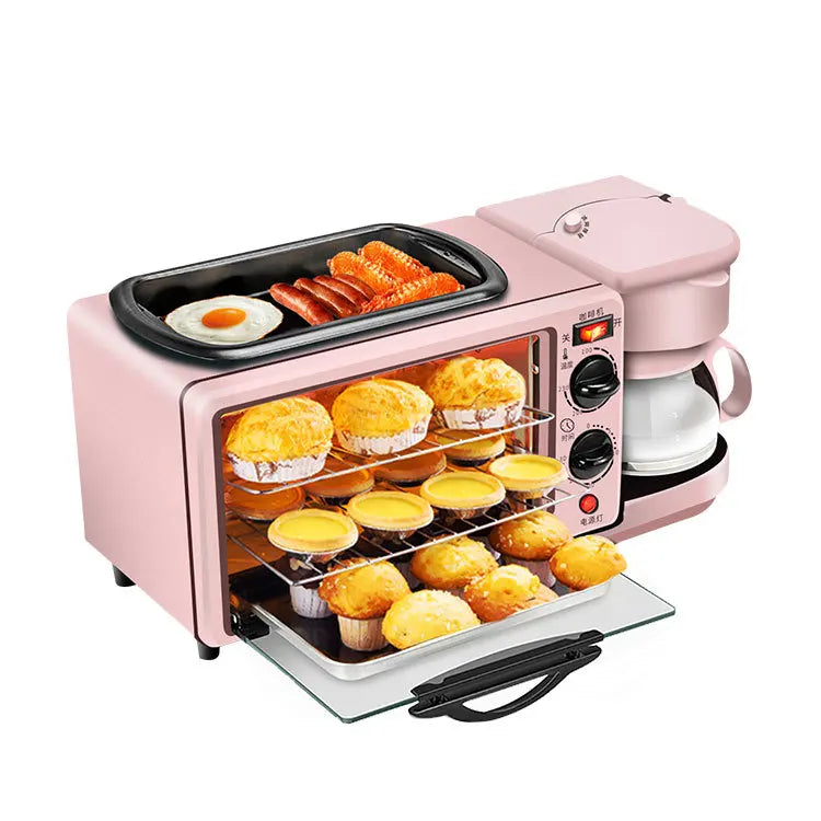 Breakfast Machine Multi-Functional Household Three-in-One Toaster Sandwich Machine Electric Oven Sales Activities