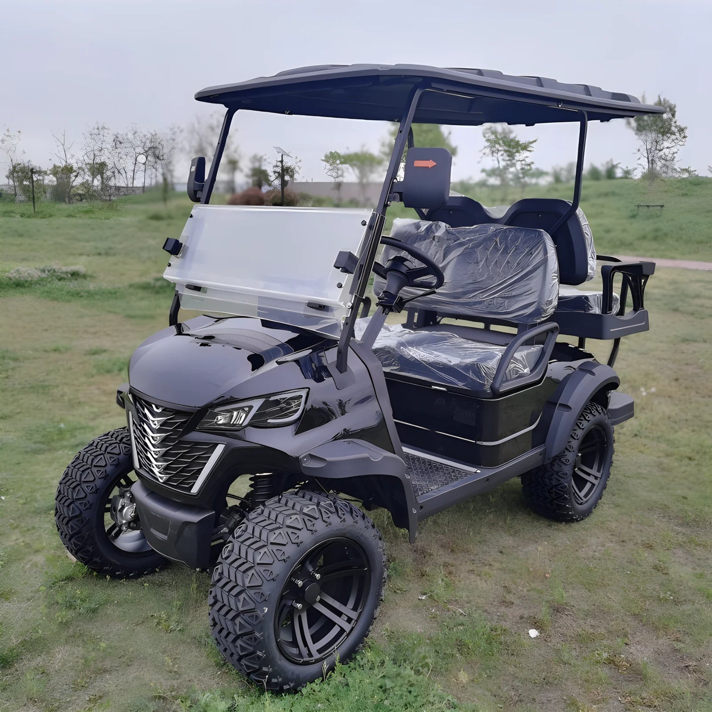 New Luxury Electric Golf Cart Four-Wheel ATV OEM Personalized Customized Factory Direct Sales Reception Sightseeing Car