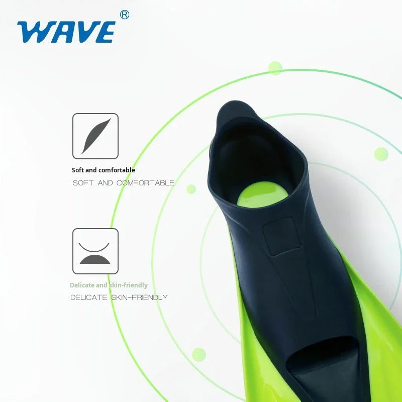 Outdoor Professional Adult Free Diving And Snorkeling Fins, Unisex Swimming Frog Shoes, Deep Diving Equipment, Fins