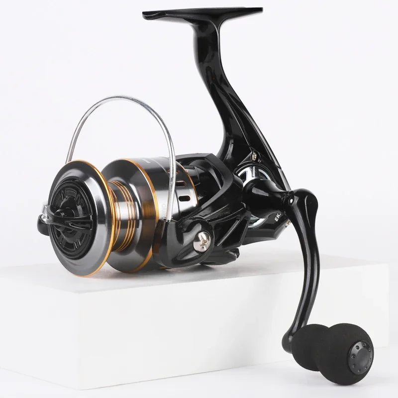 Professional Ultra Light 1000~7000 5.2:1 Gear Ratio,26LB Max Drag CNC Metal Spool Spinning Fishing Reel For Freshwater Saltwater