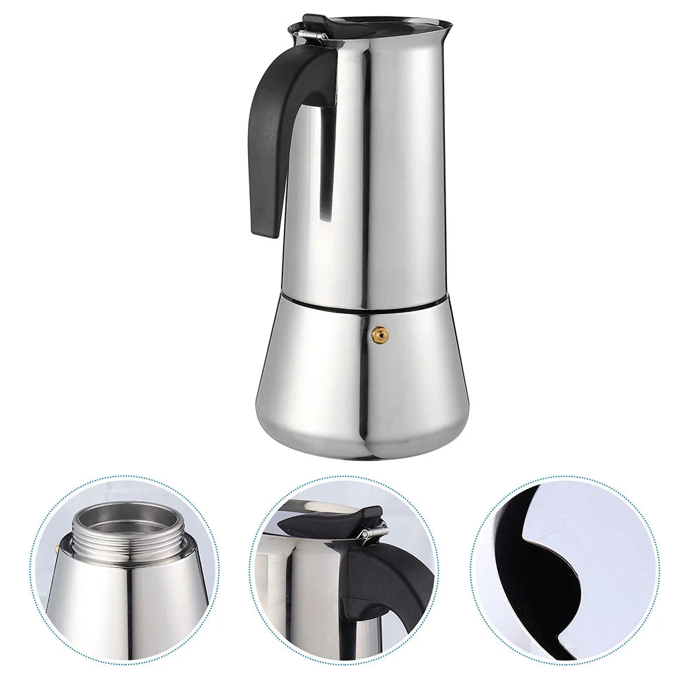 Coffee Pot Machines Various Stainless Steel Kitchen Supply Container Espresso Office Maker Holder 300ML