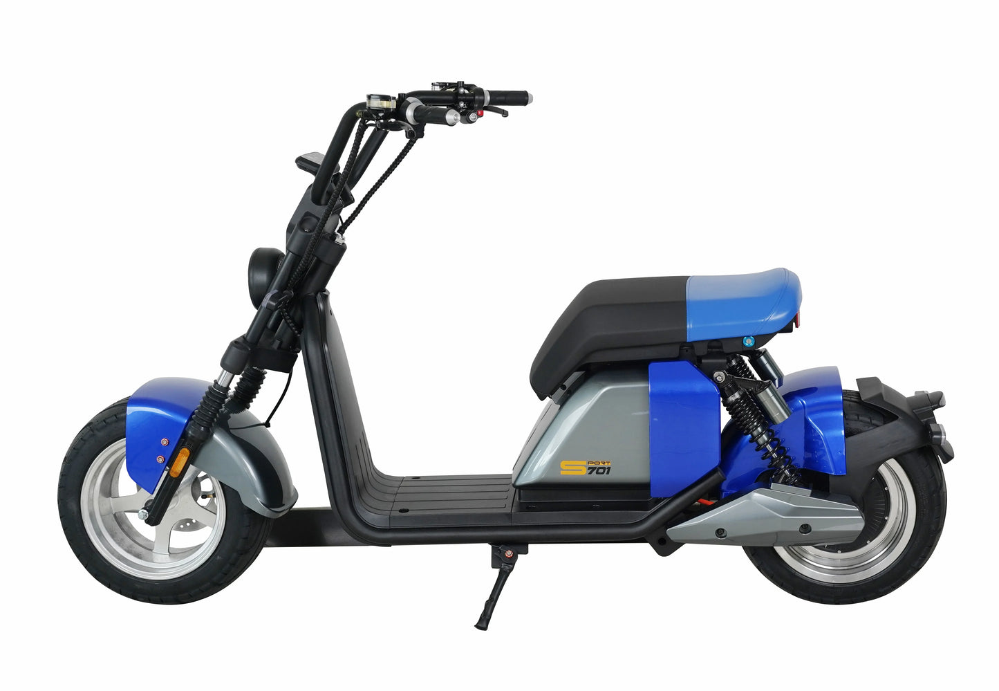 Amoto overseas warehouse eec 3000W 70km/h electric motorcycle fat tire electric scooters citycoco for adult