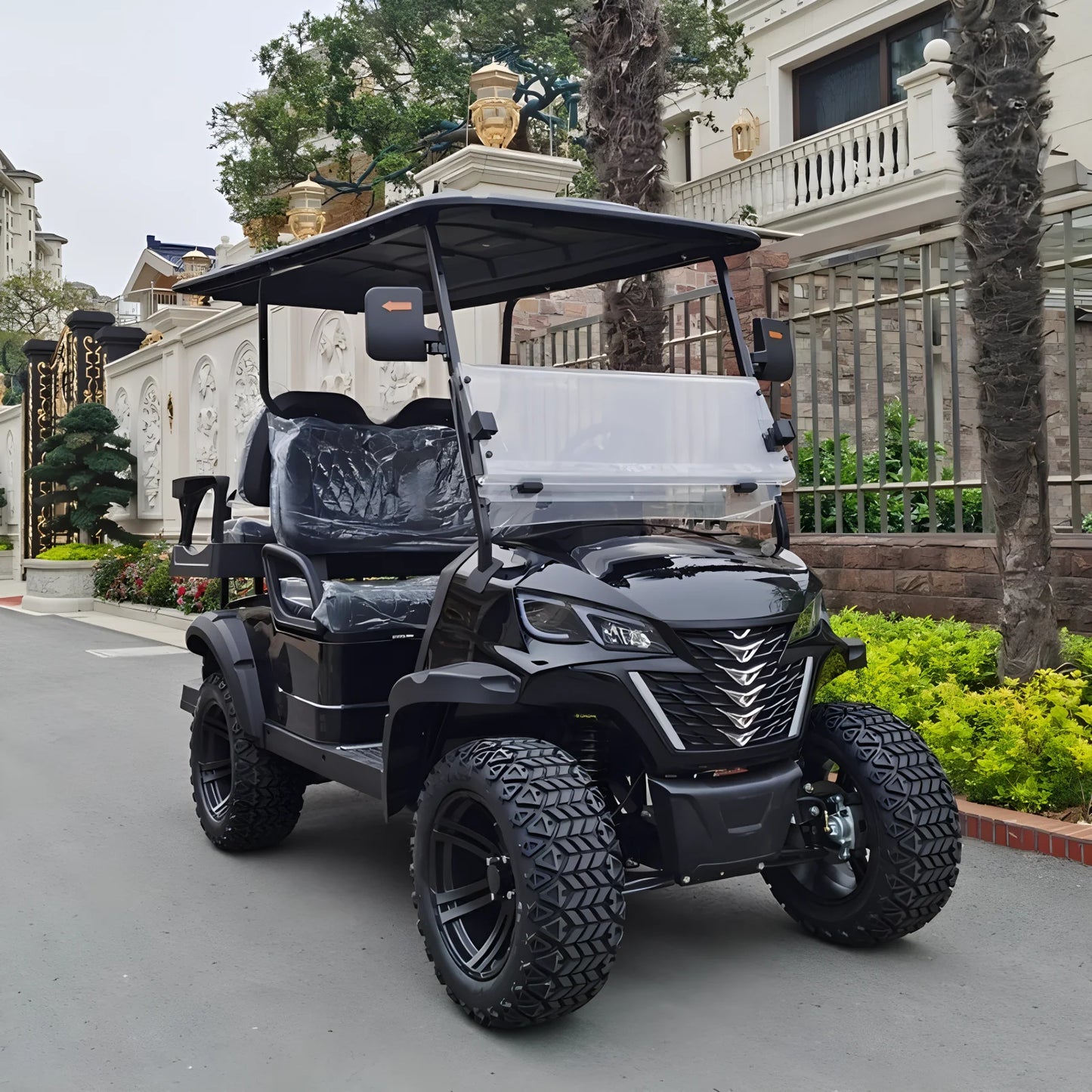 New Luxury Electric Golf Cart Four-Wheel ATV OEM Personalized Customized Factory Direct Sales Reception Sightseeing Car