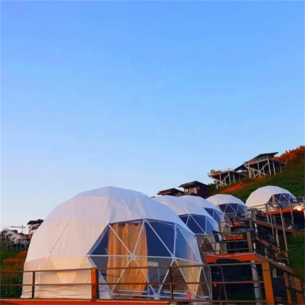 7m Outdoor Home Prefab House Geodesic Dome Tents for Resort Hotel New Arrival House Prefabricated Homes Dome