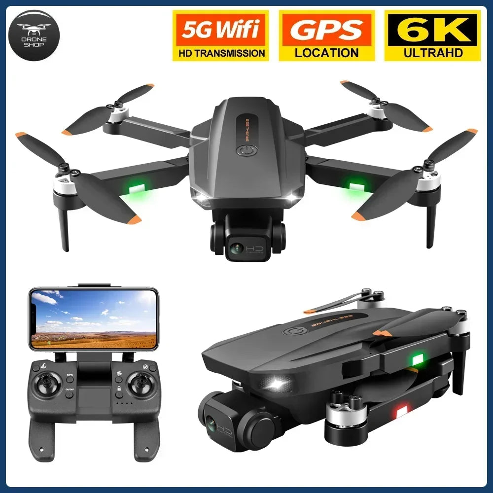 RG101 Max Pro brushless Drone professionnel 6k HD Esc Dual Camera Drones Photography GPS Return Remote Control Dron Toy 3KM