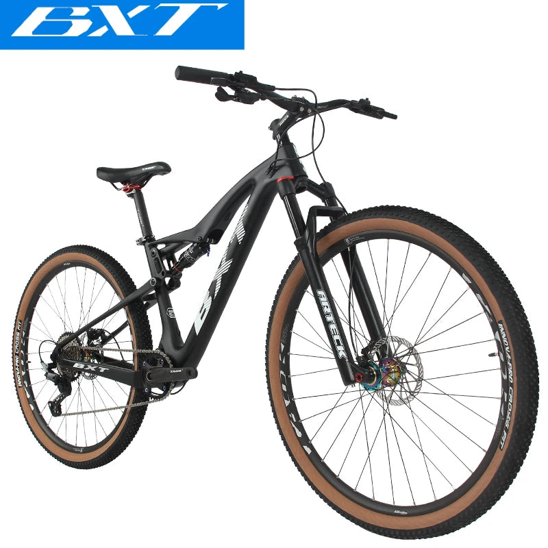 29er Boost Carbon Full Suspension Mountain Bike  M5100 11 Speed Thru axle Disc Brake MTB Bicycle