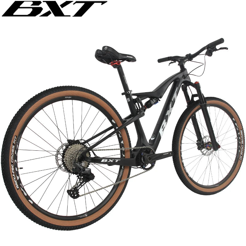 29er Boost Carbon Full Suspension Mountain Bike  M5100 11 Speed Thru axle Disc Brake MTB Bicycle