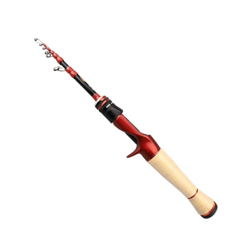 PURELURE Carry The Telescopic Lure Rod, Travel Rod Long Shot Sea Rod Carbon Straight Handle Fishing Rod Soft Adjustment