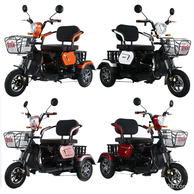 3 wheel motorcycles 3 wheels electric passenger tricycle for adults electric scooter motorized tricycles 800W