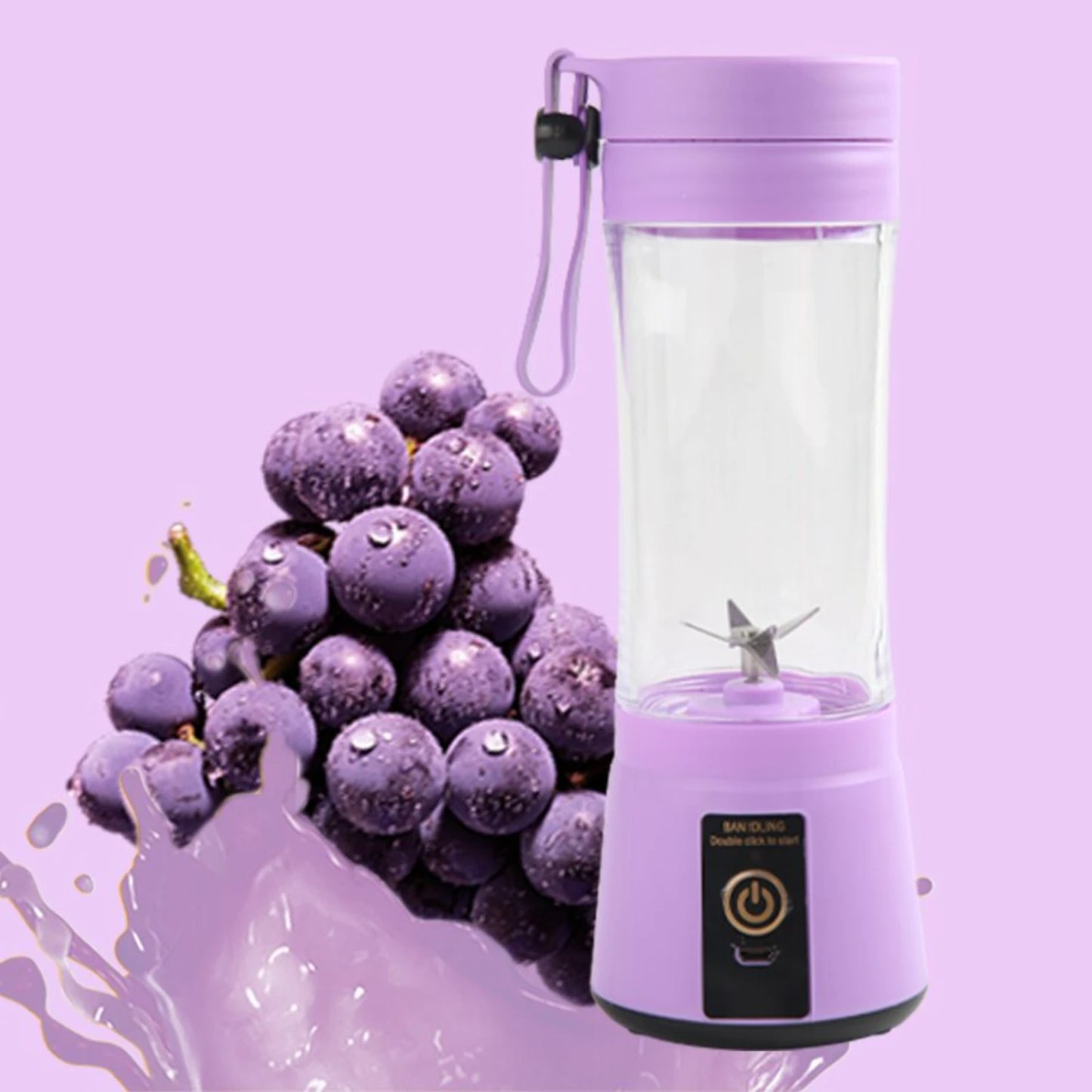 New NEW Efficient and Compact Portable Mini USB Fruit Juice Blenders - Conveniently Blend Smoothies and Shakes on the Go with 6