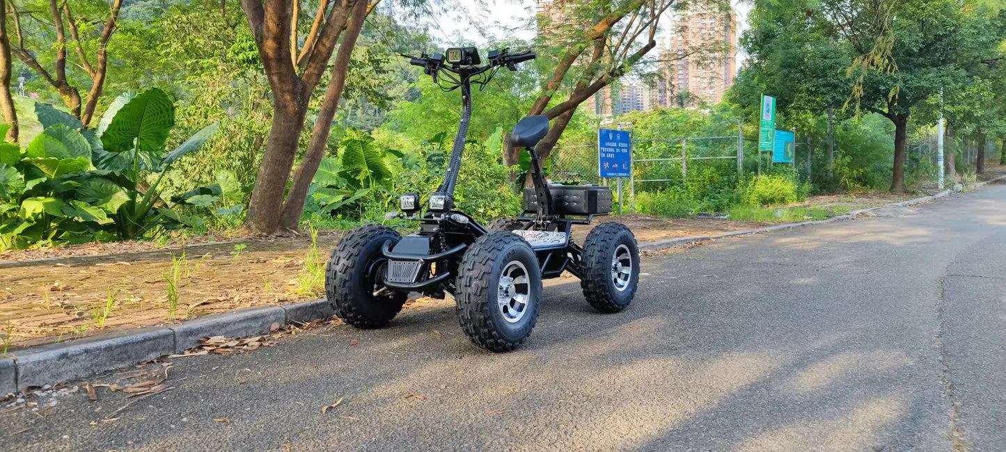 2024 New Design ATVs Four Wheeler Ebike 60V 8000W 21Inch Quad Bike 50/80Ah Electric 4 Wheel Drive Atvs Adult ATV 4X4 All Terrain