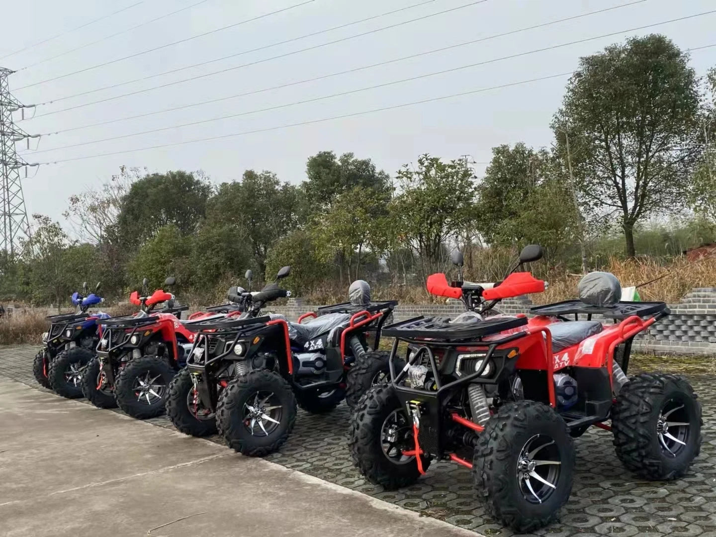 Manufacture Latest Design All Terrain Vehicle 350CC ATV 4*4 Quad Bike Four Wheeler