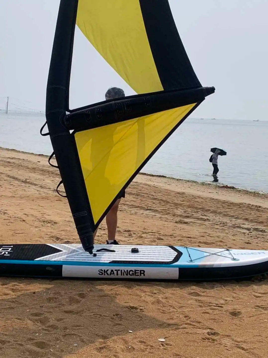 Skatinger sail paddle board windsurfing board with sail