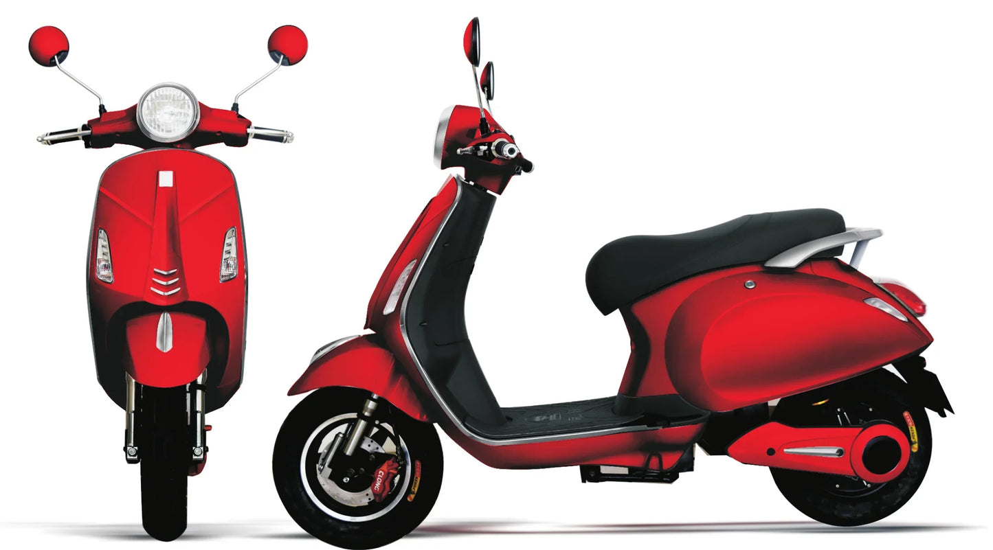 Hot selling Classic Vespa Electric E Motorcycle Scooter electric bicycle Roman Holidaycustom