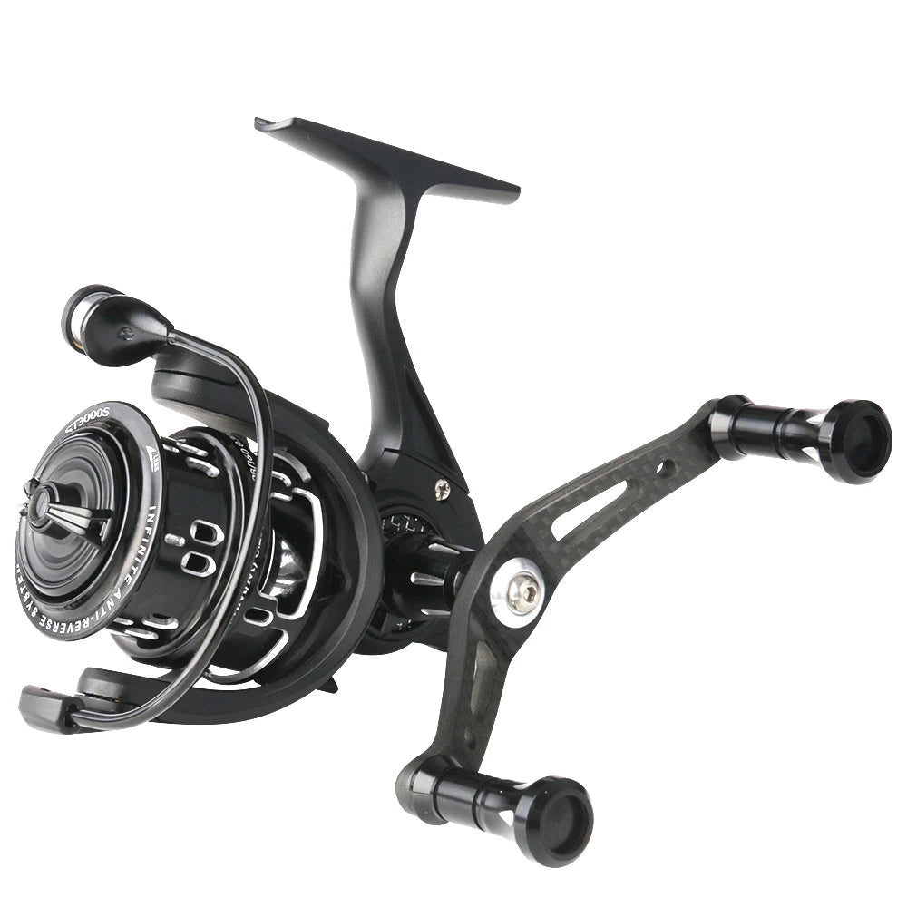 ST 1000 2000 3000 Spinning Fishing Reel Hot Sale 8KG Max Drag Power Fishing Reel Bass Pike Fishing Line Spool