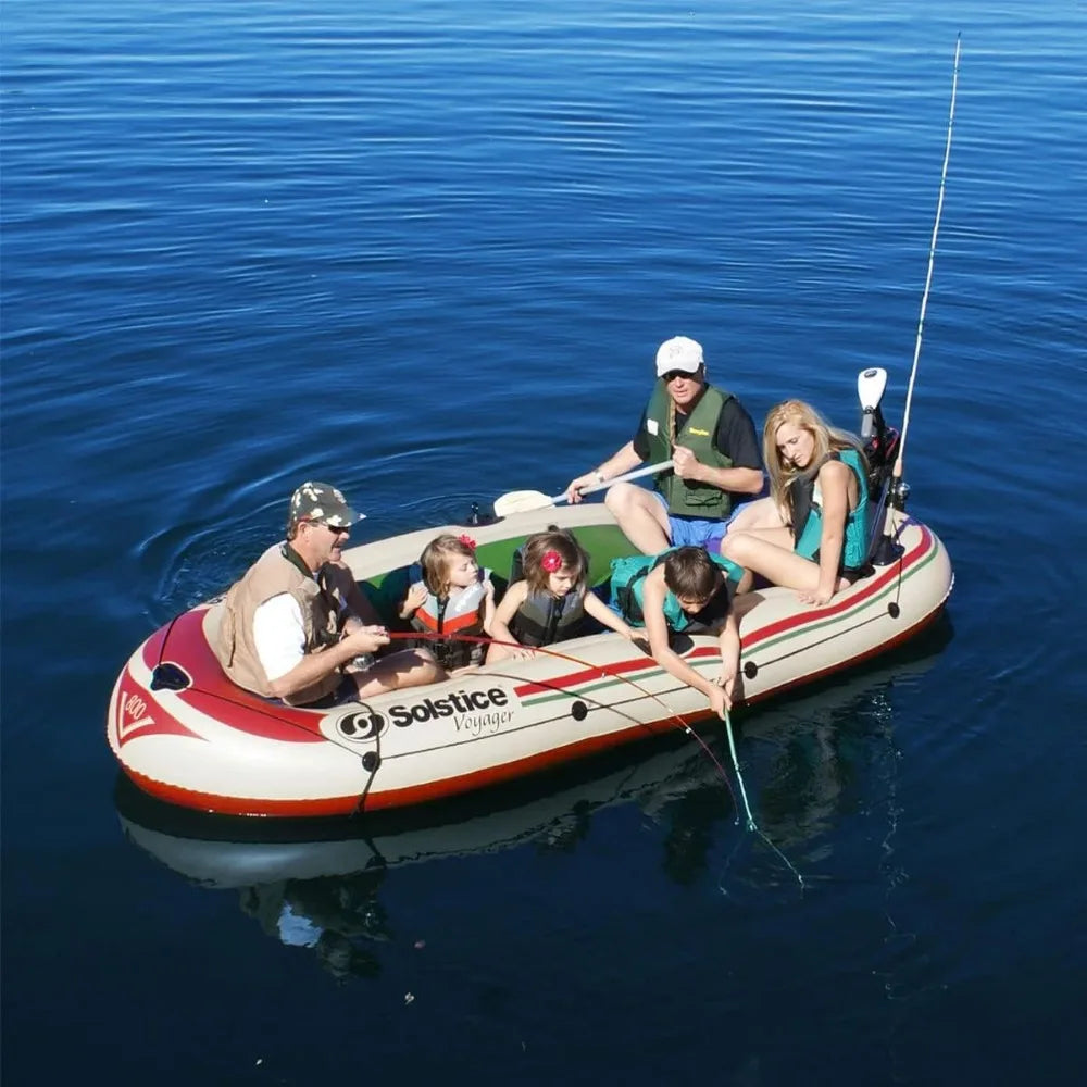 Inflatable Fishing Boat Rafts 2 to 6 Person Options for Adults Compatible