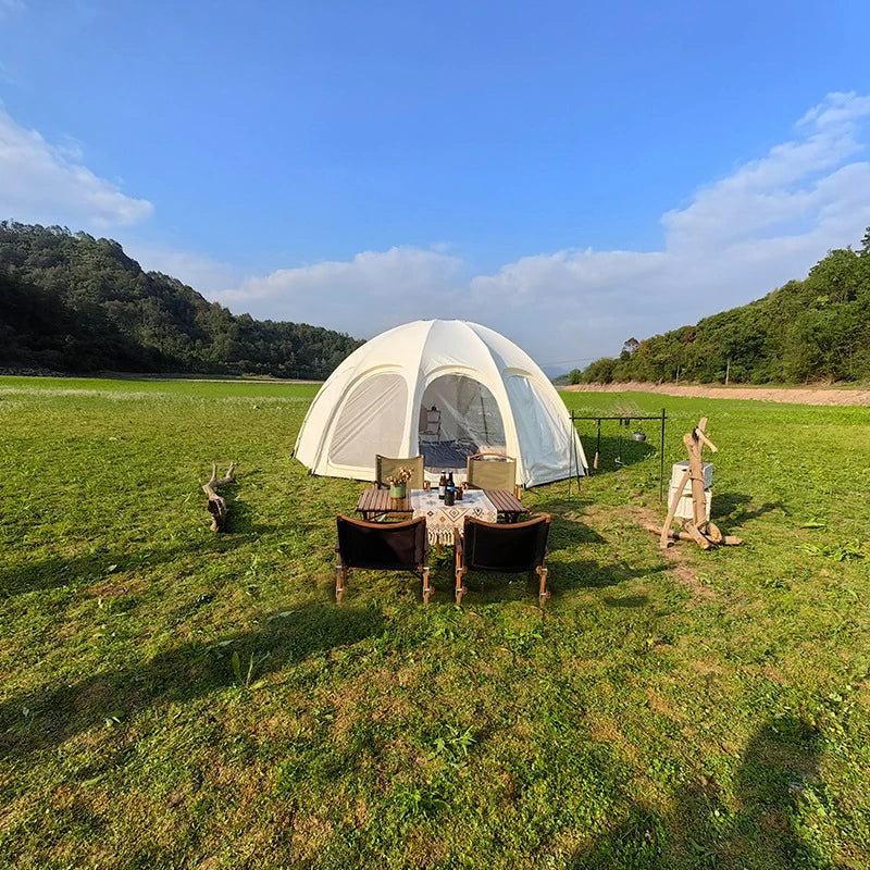 outdoor luxury glamping geodome tents house resort hotel round dome camping tent for sale