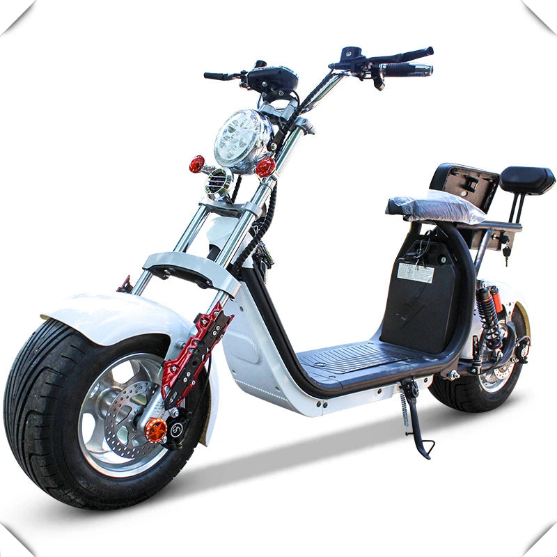 YIDE New Steel Frame Max 40ah 60-80km Electric Scooters 2000W Brushless Citycoco Adult Electric Motorcycle For Men Disc Brake