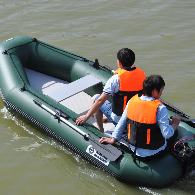 High Speed 78 "x 50" Length CE Certification Inflatable Motor Folding Fishing Float Rowing Boats for Fishing