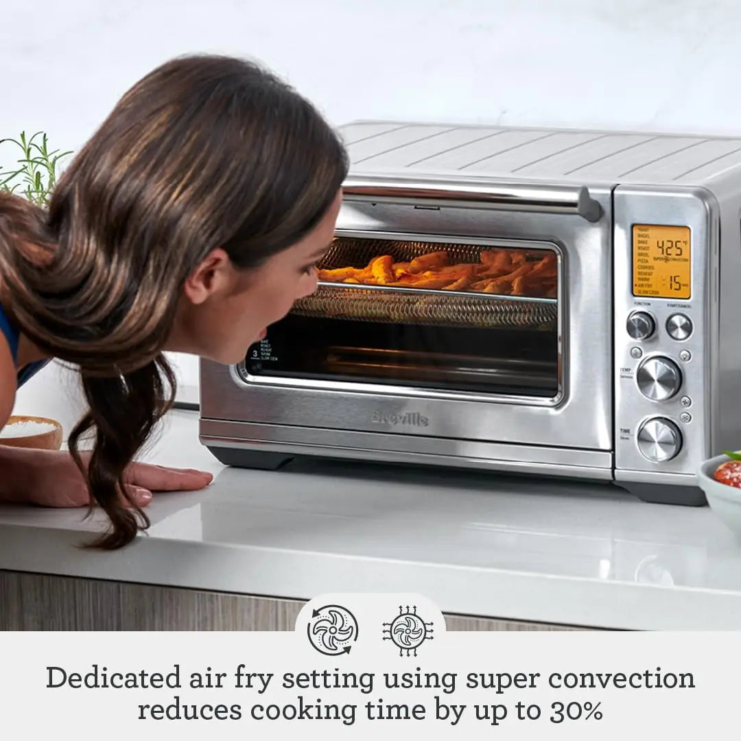 the Smart  Air Fryer, Convection Oven, Air Fryer Toaster Oven Combo, , Brushed Stainless Steel