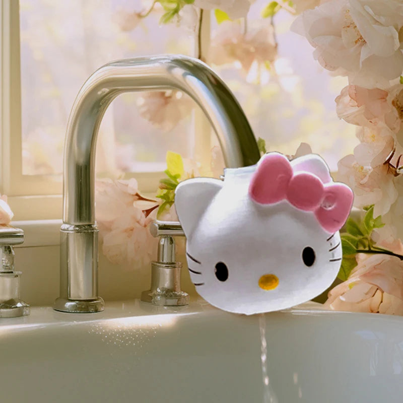 Creative Hello Kitty Kitchen Shower Faucet Kawaii Splash-proof Faucet Filter Household Rotatable Faucet Filter Home Goods Gift