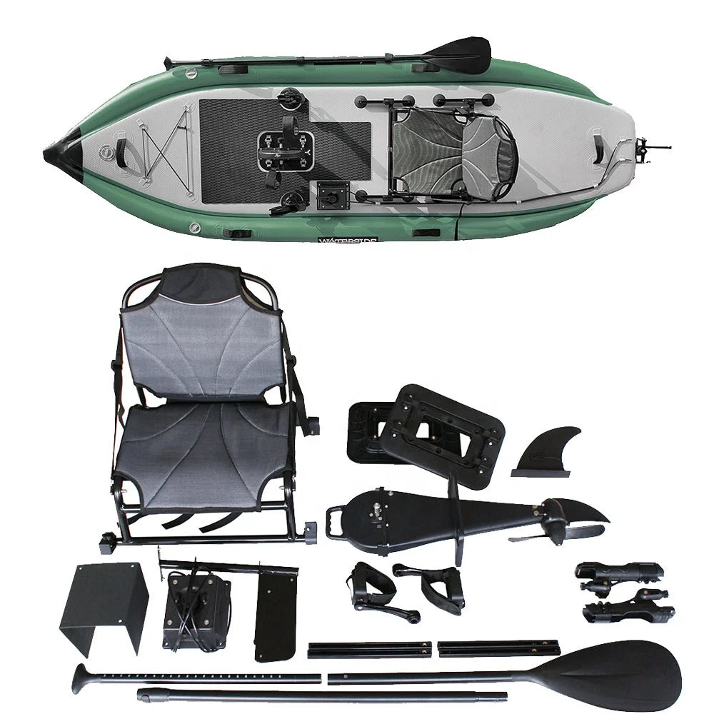 Wholesale thickened three-person PVC inflatable boat, fishing boat, rubber boat, kayak