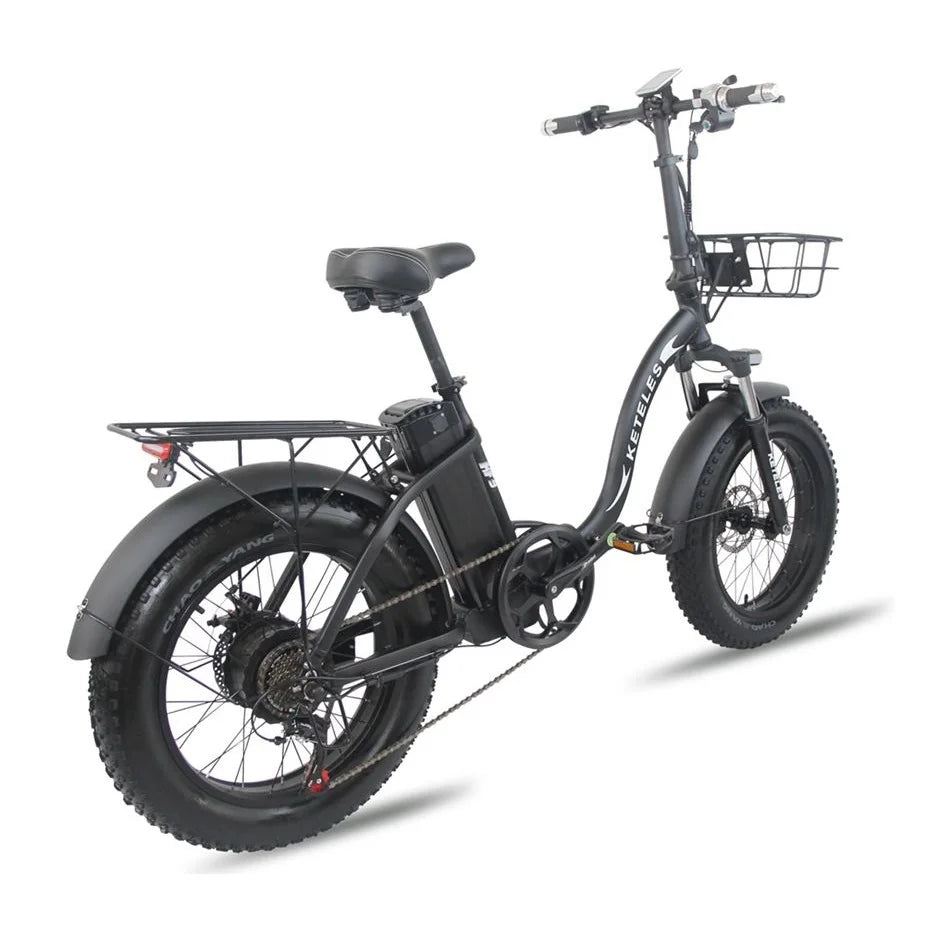 KETELES Folding Electric Bike For Sale KF9 EU Stock Free Shipping 20 inch Fat Tire 1000W Motor 18AH Electric City Bicycle