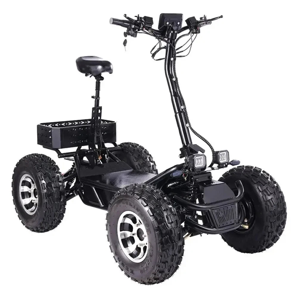 2024 New Design ATVs Four Wheeler Ebike 60V 8000W 21Inch Quad Bike 50/80Ah Electric 4 Wheel Drive Atvs Adult ATV 4X4 All Terrain