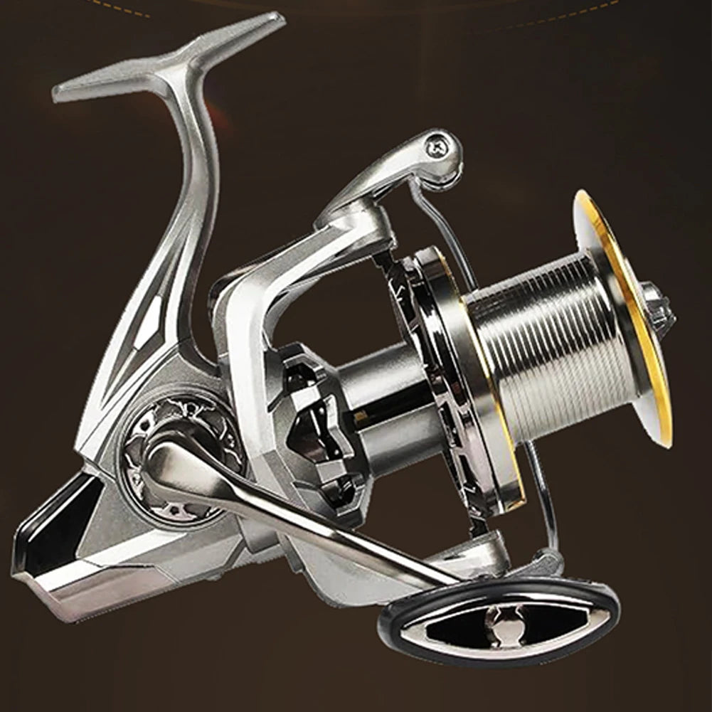 Fishing Reel Smooth Powerful Spinning Fishing Reel 4.8:1 Gear Ratio 8000/9000/10000/12000/14000 Series Spinning Reel