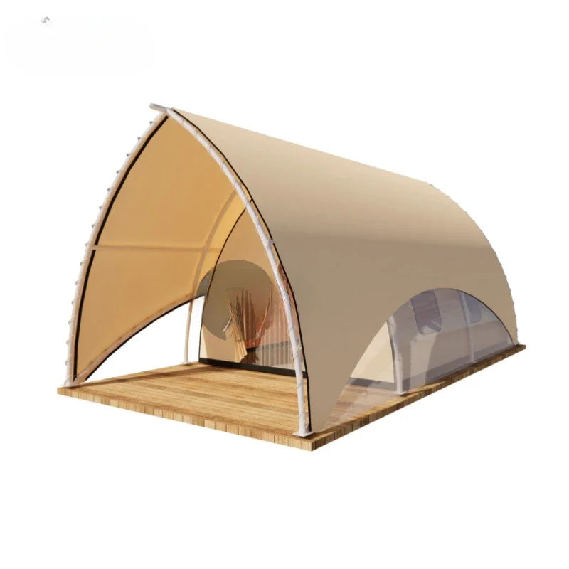 Outdoor Camp Sailing Tent Hotel Accommodation Scenic Resort Camping Double Floor Hotel Tent Star Room