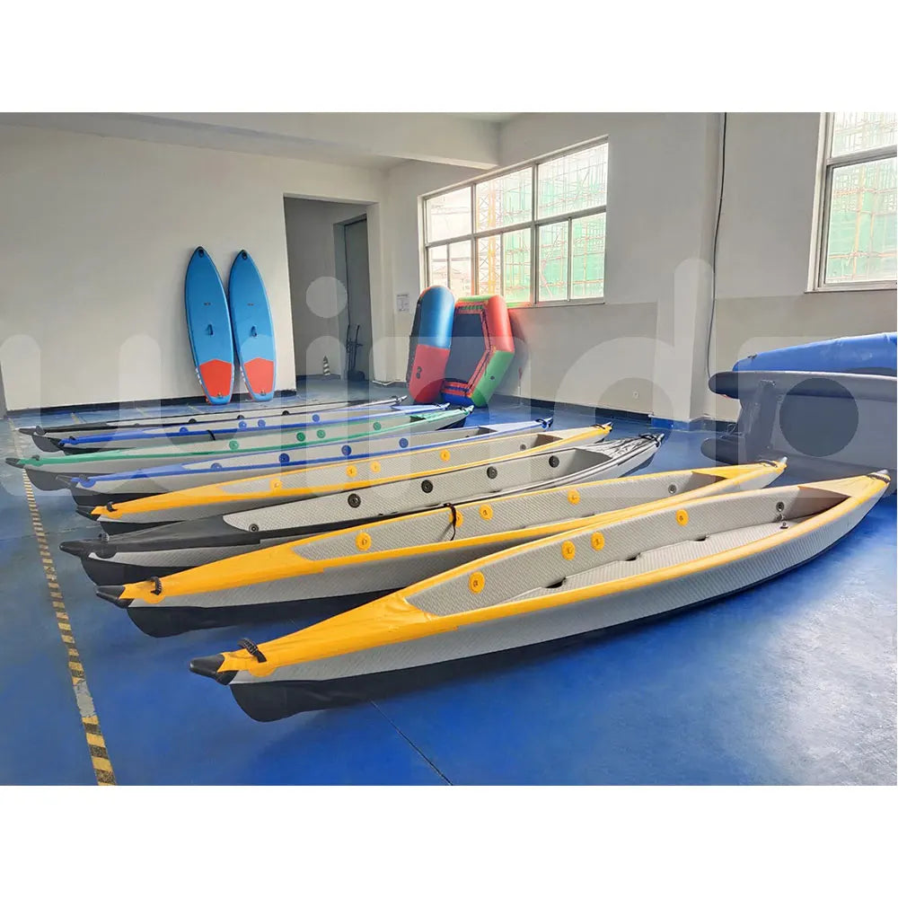 FOR 2 Person Drop Stitch Fishing Board Sup Canoe Rowing Boat Inflatable Kayak With Accessories