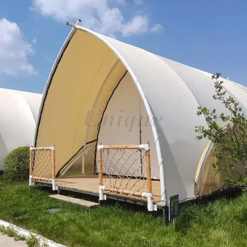 Luxury Outdoor Gamping Tourism Hotel Tent, Prefab Waterproof Resort, Safari Tents, Camping