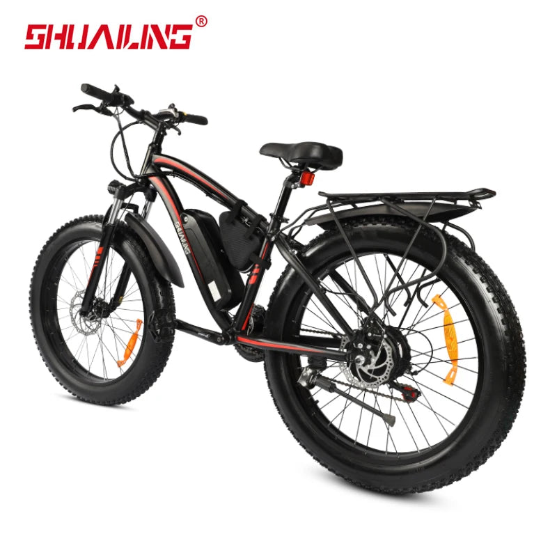 26 Inch Electric Bicycle 48V 750W Fat Tire Mountain Bike 12.8Ah Lithium Battery High Speed E-bike for Adults E Bikes EU Tax Free