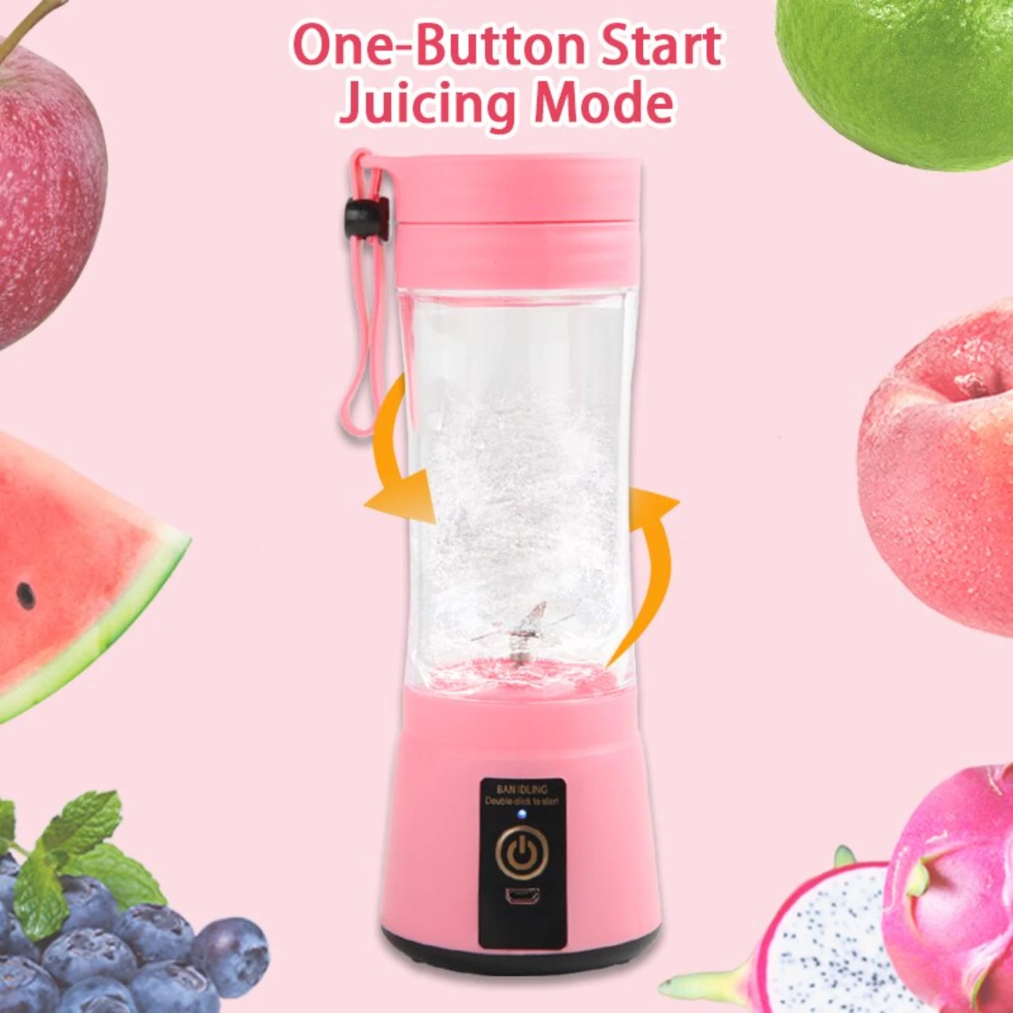 New NEW Efficient and Compact Portable Mini USB Fruit Juice Blenders - Conveniently Blend Smoothies and Shakes on the Go with 6