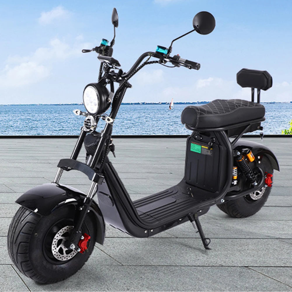 2000w Electric Motorcycle Adult Mobility Scooter High Definition Liquid Crystal Display Screen Explosion Proof Vacuum Tyre