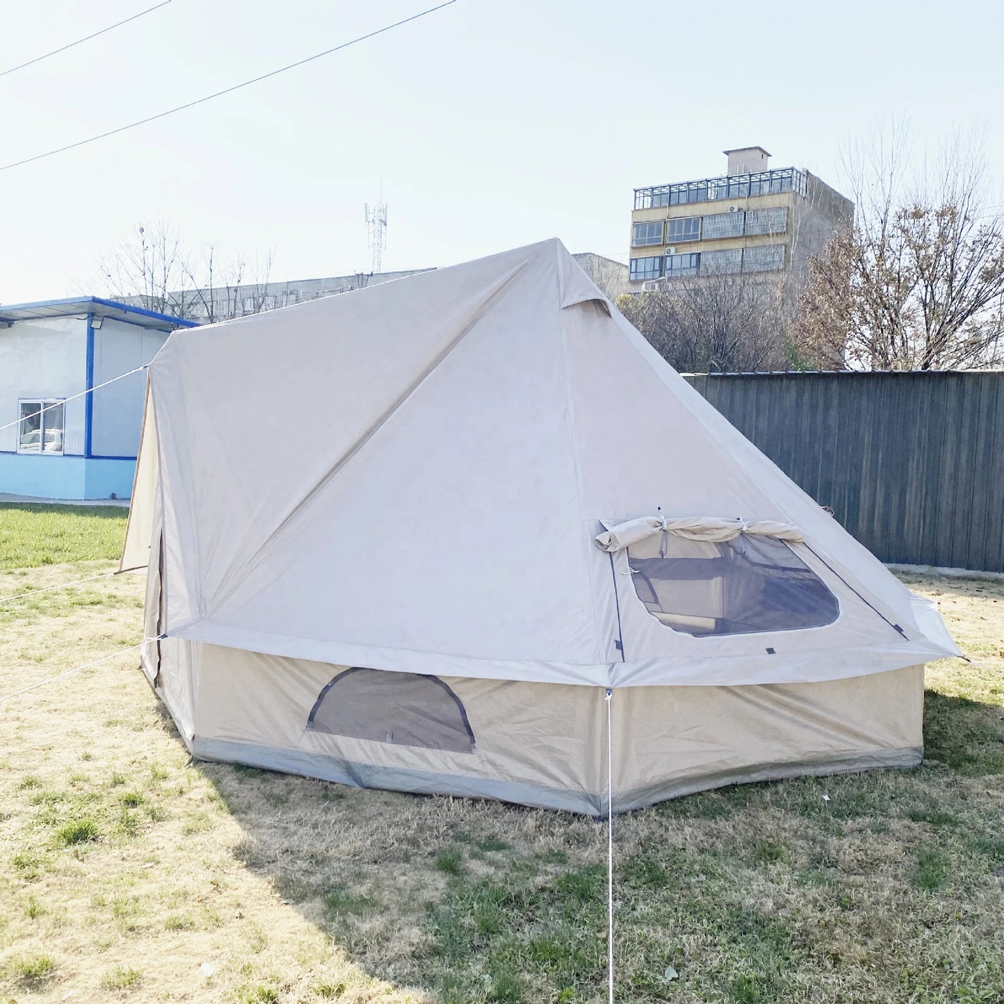 Custom Waterproof Teepee Family Tent Camp Village Glamping Yurt Family Dome Tent For Sale Resorts Outdoor Camping Tent