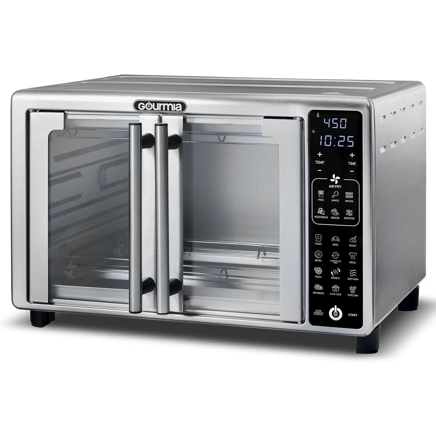 6-Slice Digital Toaster Oven Air Fryer with 19 One-Touch Presets, Stainless Steel Electric Oven Pizza Oven .USA.NEW